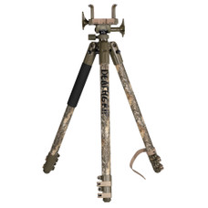 BOG Deathgrip Camo Tripod, Aluminum Construction, Matte Finish, Realtree Excape Camo, Includes Adjustable Deathgrip Clamp 1134446