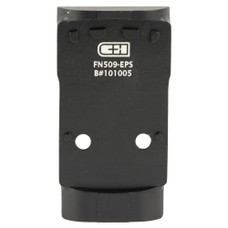 C&H Precision V4, Optic Mounting Plate, For Optic Ready FN 509/510/545 to Holosun EPS/EPS Carry, Anodized Finish, Black FN509-EPS