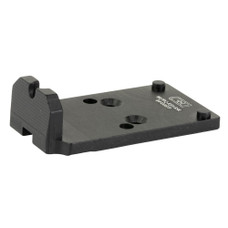 C&H Precision V4, Optic Mounting Plate, For Walther PPQ (Q4/Q5) to the Trijicon RMR/SRO, Holosun 407C/507C/508C/508T/507Comp, Anodized Finish, Black, Includes Mounting Hardware WLPPQ-RSH-RSR