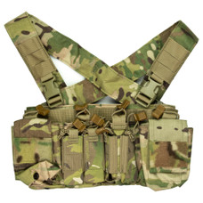 Haley Strategic Partners D3CRX, Chest Rig, Nylon Construction, Multicam, Includes (4) Rifle Magazine Pouches, (4) Pistol Pouches, (2) Pouches, X-Harness D3CRX-1-1-MC