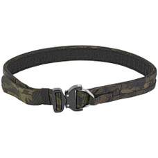 Eagle Industries Medium, MultiCam Black, Operator Gun Belt, Cobra Buckle closure with built-in D-Ring attachment R-OGB-CBD-MS-M-BCCA