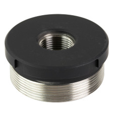 Energetic Armament Direct Thread Adapter, 1/2-28 Direct Threads, 1.375x24 Suppressor Threads, Titanium, Cerakote Finish, Black EA22