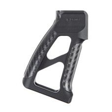 Fortis Manufacturing, Inc. Torque, Pistol Grip, 15 Degrees, Black with Carbon Fiber Accents, Fits AR-15 TOR-PG-CF-15-BLK