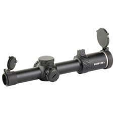 Riton Optics 3 Series Tactix, Rifle Scope, 1-8X24mm, 30mm Tube, OT Illuminated Reticle, Second Focal Plane, Black 3T18ASIBLK23