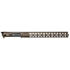 Radian Weapons Upper/Handguard Set, Cerakote Finish, Brown, Fits AR-15, Includes 17" MLOK Handguard, Radian Raptor-SD Charging Handle R0612