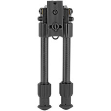 TRUGLO Tac-Pod Carbon Pro Bi-Pod, Carbon Fiber and Aluminum Construction W/ Rubber Feet ,Pivoting Base and Rotating Design Allows For Ease Shooting Angle Adjustment, 9-13 Inch Leg Length, Sling Stud Adapter TG-TG8906L