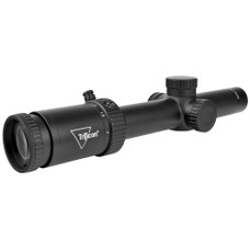 Trijicon Credo HX 1-6x24mm First Focal Plane Riflescope with Red MOA Segmented Circle, 30mm Tube, Satin Black, Low Capped Adjusters CRHX624-C-2900021