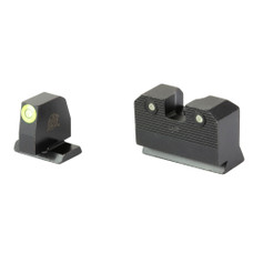 XS Sights R3D 2.0, Suppressor Height Night Sight, For S&W M&P OR Full Size & Compact, Green Front Outline, Green Tritium Front/Rear SW-R205P-6G