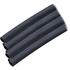 Ancor Adhesive Lined Heat Shrink Tubing (ALT) - 1\/4" x 6" - 10-Pack - Black