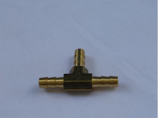 Helix Racing Brass Barb/barb/barb 't' 5/16'(8mm) 053-1450