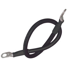Ancor Battery Cable Assembly, 4 AWG (21mm) Wire, 5\/16" (7.93mm) Stud, Black - 18" (45.7cm)