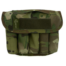 Cole-TAC Can Caddy, Mini, 500 Denier Nylon, 6.5"x7.5"x2.0", Multicam, 5 Slots for Suppressor Storage CD204