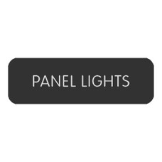 Blue SeaLarge Format Label - "Panel Lights"