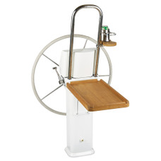 Edson Teak Fold Down Luncheon Table - Edson Vision Series\/Console Pedestal