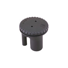 Perko 0543 Vented Fill f\/1-1\/2" Hose - Straight Neck - Gas - Black