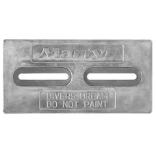 CMP GROUP CMDIVERA HULL ANODE DIVERS DREAM (1/2' X 6' Aluminum; With Hardware; 12 Inch Length x 6 Inch Width x 1/2 Inch Height