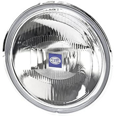 HELLA 148131011 LENS REFLEC 4000 DRIV CTY Halogen Bulb; 7 Inch Round; Driving And Position Beam; Clear Lens; Chrome Plated Housing; Universal Stud Mount; Single