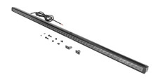 HELLA 358176331 BLACK SERIES 50INCH THIN LIGHTBAR D LED; 50 Inch Length; 52 LED Bulbs; 270 Watt; 10 To 30 Volt DC; Driving Beam; 15000 Lumens; Clear Lens; Die-Cast Aluminum Housing; Bracket Mount; With Mounting Hardware