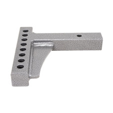 HUSKY TOWING 30860 2' 8-HOLE WD SHANK 10'L X 8'R 10 Inch Shank Length; 7-5/8 Inch Rise; 9-3/4 Inch Drop; 6000 Pound Weight Shank Carrying Capacity And 14000 Weight Distribution