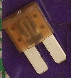 LITTELFUSE MIC2005.VP MICRO2 BLADE 32V AG 5A Tan Blade; ATR; 5 Amp; Single