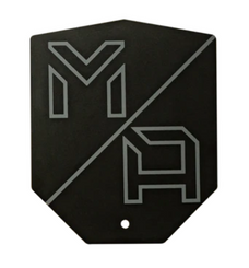 MOB ARMOR TABN-PL-ACC TABNETIC PLATE ACCESSORY For Use With Mob Armor TabNetic Tablet Mounts; Shield Shaped; Black; With Mob Armor Shield Logo; Metal; With 2 Plates/ Surface Wipes