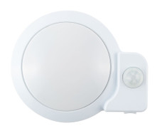 AP PRODUCTS 016-SON 301 LED MOTION SENSOR LIGHT FIXTURE Solarion 300 ?äó LED Motion Sensor Light; 4-7/8 Inch Diameter; Brushed Nickel; 12 Volt/ 2 Wire Connection; Single