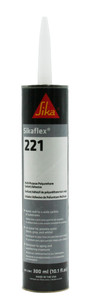 AP PRODUCTS 017-90893 SIKAFLEX 221 BLACK 300 ML Used For Truck/ Trailer/ RV And Bus Manufacturing; Polyurethane Sealant; Paintable; Black; 300 Milliliter Tube; Single