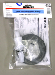 THETFORD 13168 THETFORD BALL VALVE KIT Use With Aqua-Magic ?« IV Permanent Toilets; With Water Valve/ Flange Seal/ Screws