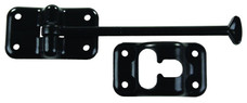 JR PRODUCTS 10434 6' T-STY DOOR HLDR  BK Direct Replacement; T-Style; 6 Inch Length; Black; Plastic; With Mounting Screws; Packaged