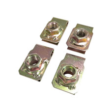 HUSKY TOWING 32767 CLIP ON NUT SERVICE KIT 5/8 Inch Clip-On Nut Service Kit For Husky 4 Bolt Rails; Set of 4