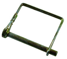 JR PRODUCTS 01294 SAFETY LOCK PIN- 1/4'X2' 1/4 Inch Diameter x 2 Inch Usable Length; With Snap Lock Bail Lock; Zinc Plated; Steel