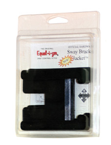 EQUALIZER 95-01-5150 SWAY BRACKET JACKET Reduces Noise And Wear Of Equalizer Spring Bars And Sway Control Brackets; Plastic; Black; Set Of 2