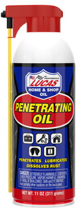 LUCAS OIL 11043 PENETRATING OIL Designed To Dissolve Corrosion And Rust Without Drying; 11 Ounce Bottle; Case Of 12