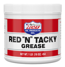 LUCAS OIL 10574 RED 'N' TACKY GREASE/12X1 Lithium Complex Grease; Red; Single; 1 Pound Can
