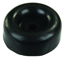JR PRODUCTS 10715 RAMP BUMPER Rubber; 2-1/2 Inch Diameter; Ramp; Black