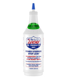 LUCAS OIL 10011 POWER STEERING STOP LEAK/ Single; 1 Quart Bottle