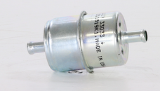 WIX FILTR LD 33033 FUEL OE Replacement; In-Line; 1.94 Inch Diameter x 3.87 Inch Length; 20 Micron Paper Element; Metal; With Hose And Mounting Hardware