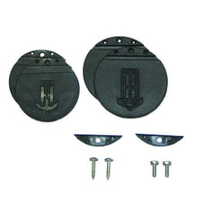 T-H MARINE FSRK-3-DP FLAPPER SCUPPER REPLACEMENT KIT Used To Repair Scuppers With Flappers; Thermo-Plastic Elastomer; Black; With 1-1/2 Inch Flappers/ 1-3/4 Flappers/ Keepers/ Fasteners