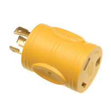 ARCON 14398 GENERATOR ADAPTER ROUND 30AMP Adapts All Brands Of RV Plugs; Round; 30 Amp; Easy Grip Handle; cULus Certified