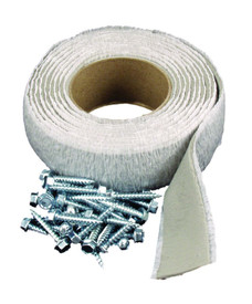 JR PRODUCTS 04162 VENT INSTALLATION KIT Use For Installing Roof Vents/ Side Mount Vents/ Plumbing Stacks/ Refrigerator Vents; For Aluminum Roof Installations; Standard Putty Tape; 8 Foot Length; With 36 Screws