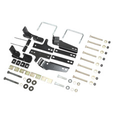 HUSKY TOWING 31413 CLAMP-ON BRKT KIT DODGE ALL 4 Piece Bracket; Bolt-On; Drilling Required