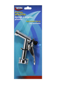 VALTERRA LLC A01-0134VP METAL PISTOL NOZZLE 1/CD Pistol Nozzle; Fits Standard Garden Hose; Metal