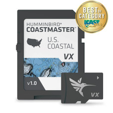 HUMMINBIRD 601015-1 COASTMASTER CHART  ENTIRE U.S.  V1 Compatible With Humminbird HELIX G3/ G3N And Newer  All SOLIX Units And All APEX Units; Detailed Coverage Of U.S. Coastal Waters; On SD Card Or On Micro SD Card