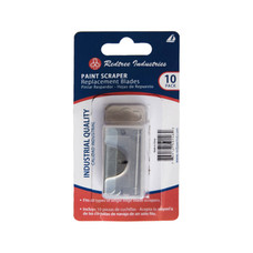 REDTREE IND 50146 BLADES-SCRAPER REPLACE (10) Replacement Blades For Single Edge Blade Scrapers; 1-1/2 Inch Length x 3/4 Inch Width; Pack Of 10