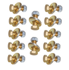 GEN-Y HITCH GH-80943 BOLT INSTALLATION KITEXECUTIVE FIFT Twelve 5/8 Inch x 2 Inch Grade 8 Bolts/ Twelve 5/8 Inch Steel Lock Nuts/ 24 Flat Washers