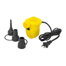 AIRHEAD AHP-120MP AIRHEAD POOL FLOAT PUMP 120V Use To Inflate Airbeds Or Small/ Medium Size Inflatable Pool Floats And Backyard Toys; Electric; 120 Volt; Yellow And Black; With Power Cord And Three Adaptors