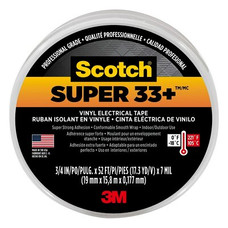 3M 06132 VINYL ELECTRICTAPE 1 ROLL For Creating Waterproof; Roll; 3/4 Inch; Black