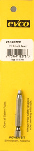 AP PRODUCTS 009-250QB2PC BIT #2 Point Size/ 1/4 Inch x 2 Inch Bit Size; Square Recess Power Bit; Carded