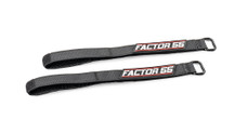 FACTOR 55 00071-2 STRAP WRAPS (PKG OF 2) 20 Inch X 1 Inch; Hook and Loop Fasten; Black; Set of 2