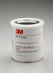 3M 23929 3M  TAPE PRIMER 94  US QT Used For Increasing Adhesion Of Film And Vinyl Graphics In Automotive Detailing; Liquid; 1 Quart Can; Single